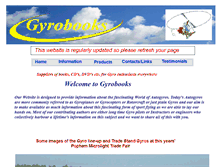 Tablet Screenshot of gyrobooks.com